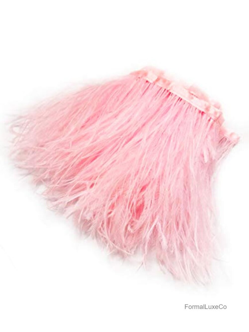 Ostrich Feather Trim Fringe 2 Yards 5-6 Inch DIY Dress Crafts Costumes